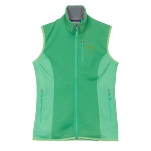 Patagonia Women's Piton Hybrid Vest Size Large in Aloe Green